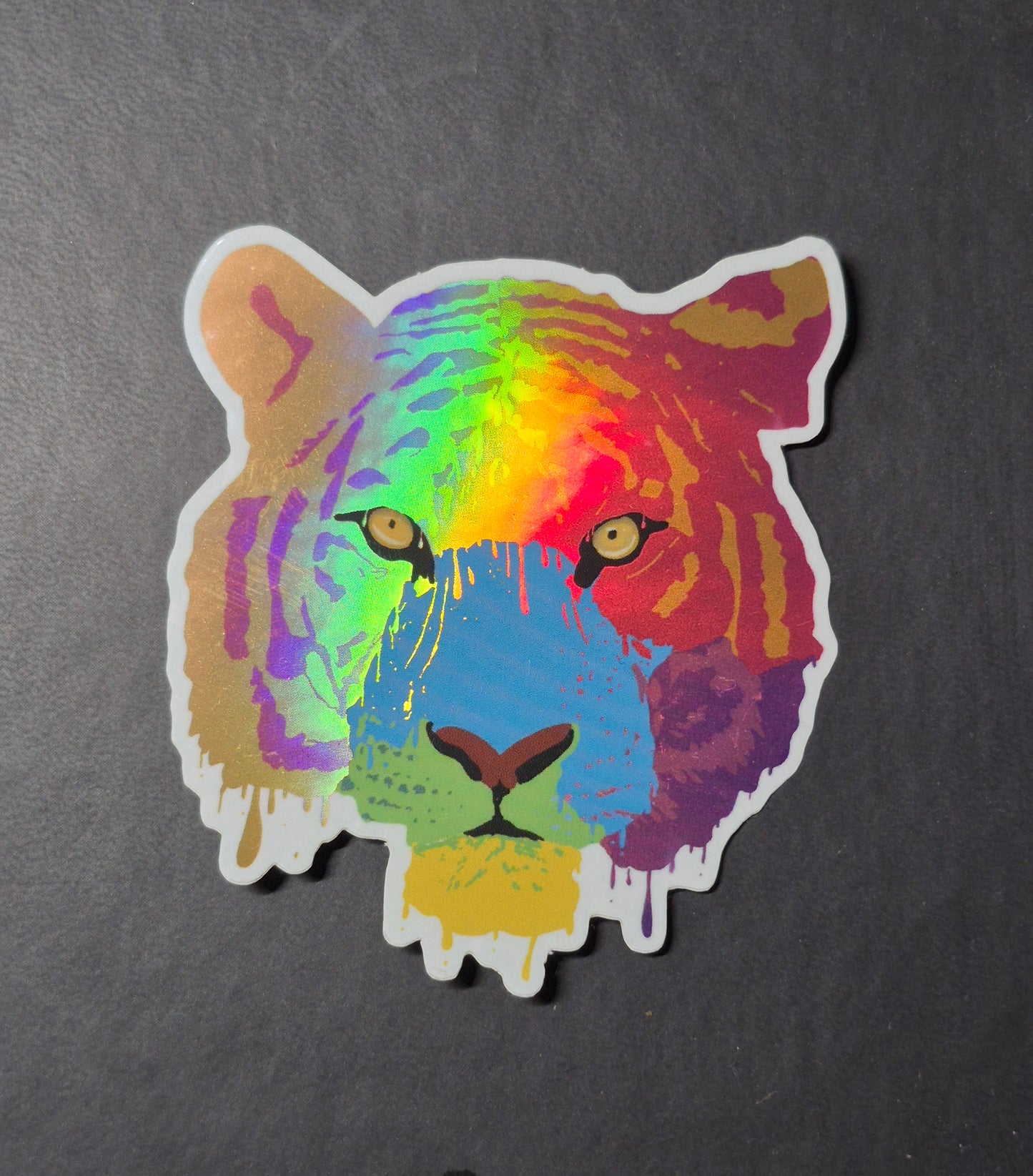 Holographic Tiger Sticker |🐯