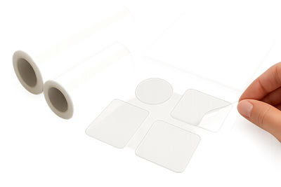 Transparent sticker paper